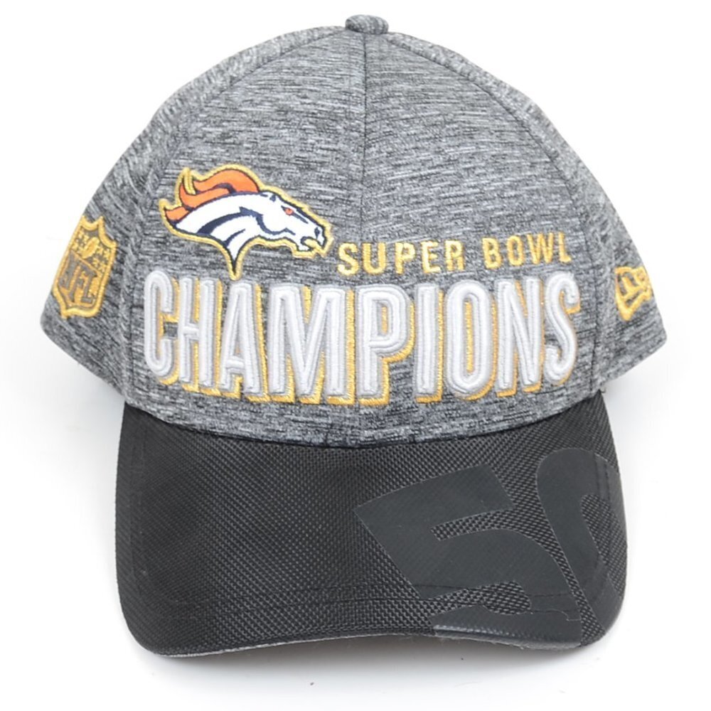 Denver Broncos NFL Super Bowl 50‎ Champions New Era 9Forty Adjustable Grey